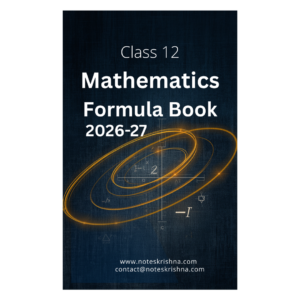 IIT JEE Mathematics Formula Sheet / Book / Topper's Notes / Short Notes / IIT JEE Exam Preparation 2026-2027